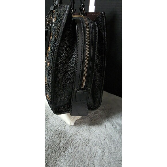 Coach 1941 Rogue Sequins 35613 Black / Multi Leather Handbag  NWT - Picture 3 of 11